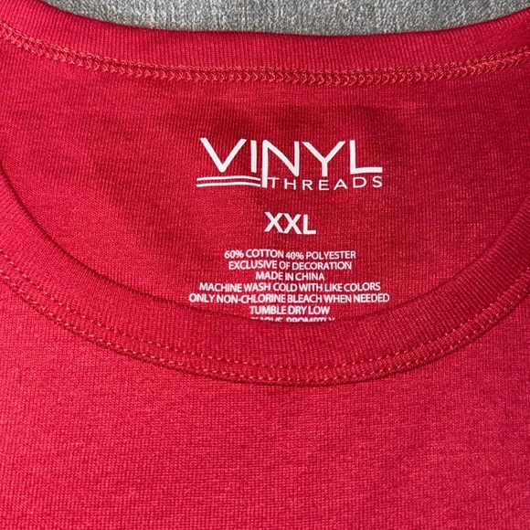 Vinyl Threads Lucky Charm Ace of Clubs Red Short Sleeve Graphic Baby T-Shirt - Picture 7 of 9